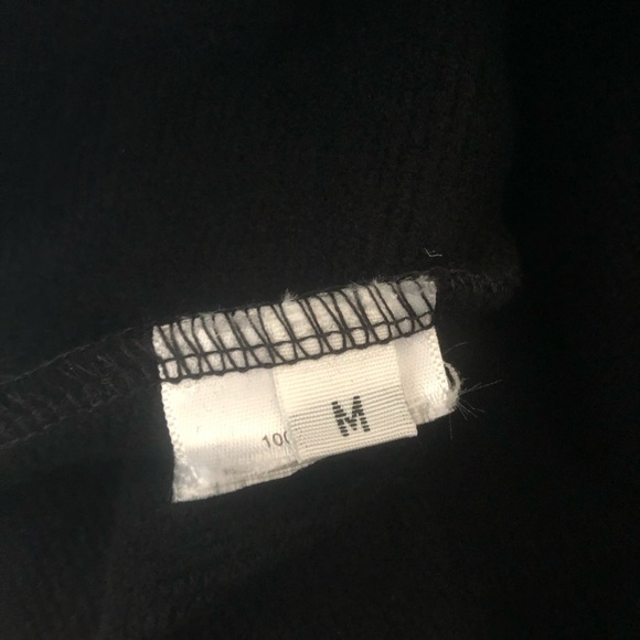 Givenchy Fashion Bambi Mirror Outline Pullover Sweatshirt Black and White Top - Picture 8 of 9